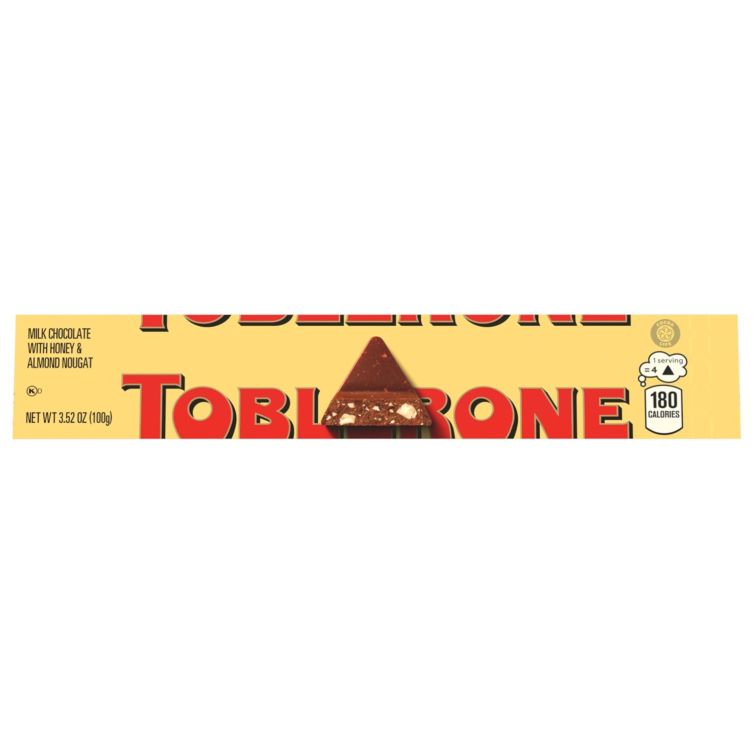 TOBLERONE Dark Chocolate Bar with Honey and Almond Nougat, 20 Bars | Bulk Chocolate