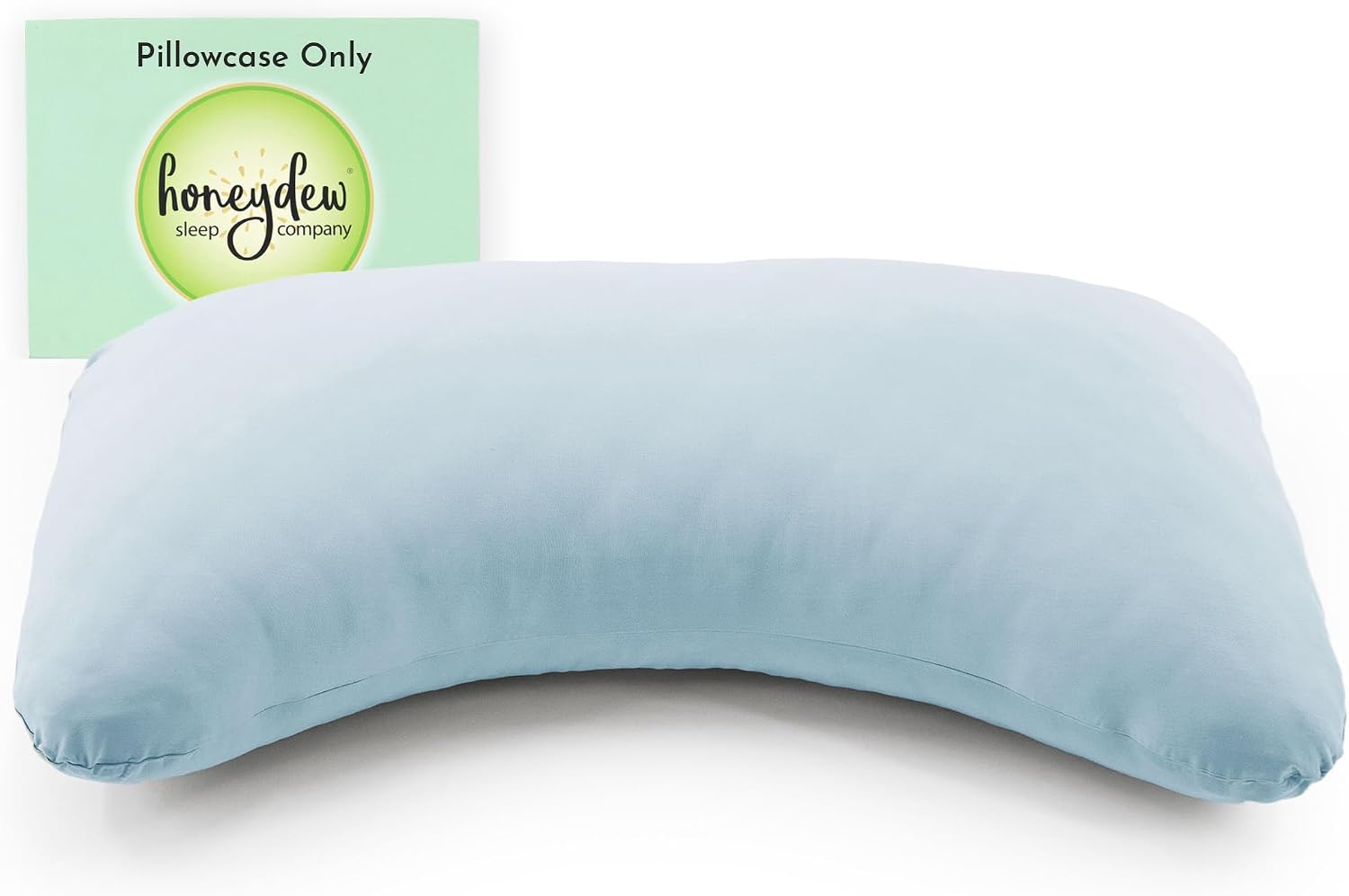 Honeydew Queen Side Pillow Case - Fits The Scrumptious and Essence Curved Pillows for Side Sleeping - Comfortable and Soft Cooling Viscose Made from