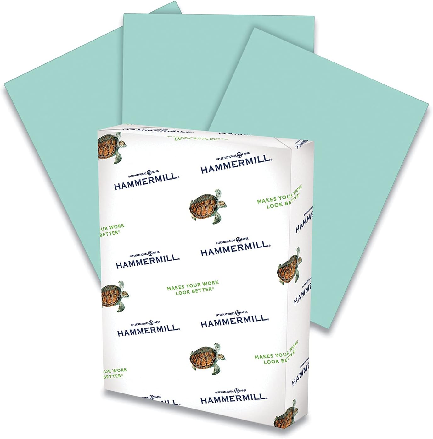Hammermill Colored Paper, 20 lb Ivory Printer Paper, 8.5 x 11 - Made in the USA, Pastel Paper, 103176R - 1 Ream (500 Sheets)