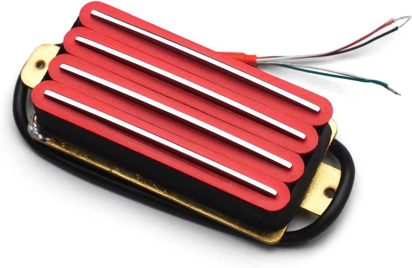 SAPHUE 2-Dual Blade Electric Guitar High Output Track Type Four Coil Humbucker Pickup Black