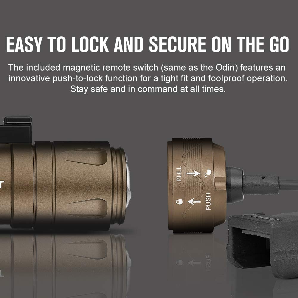 OLIGHT Odin Mini Ultra Compact 1250 Lumens Mlok Tactical Flashlight