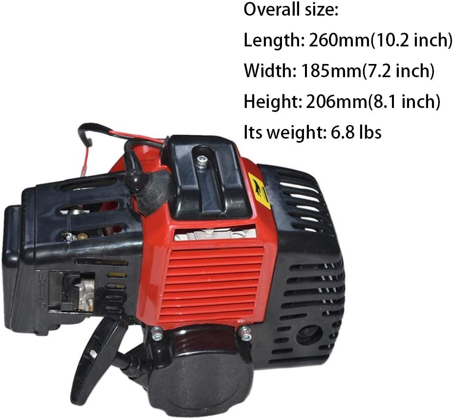 49cc 2-Stroke Engine Motor 17T T8F Gear Box Clutch Drum Bell Housing for 47cc 49cc Mini ATV Quad Pocket Dirt Bike