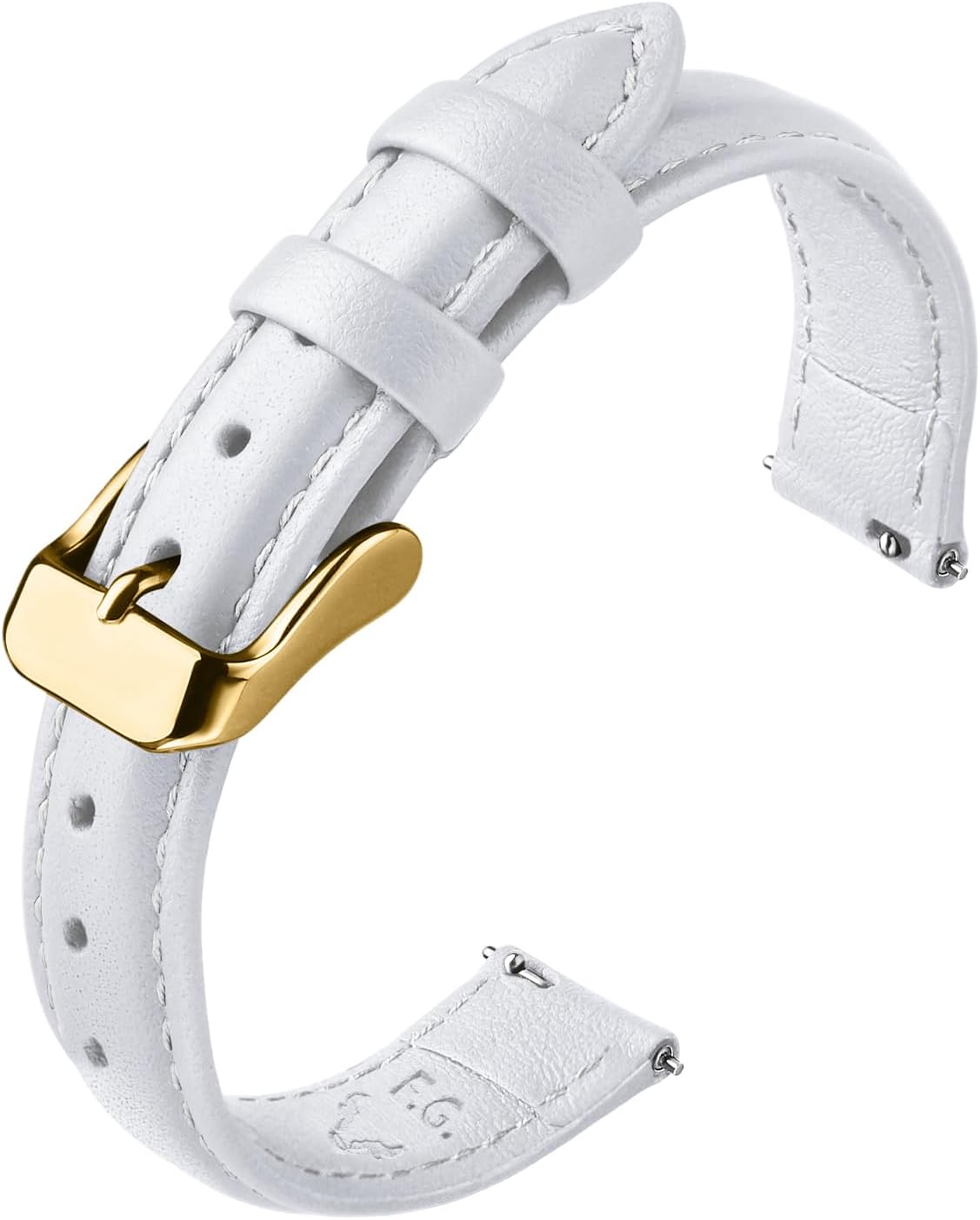 Fullmosa 22mm Quick Release Leather Watch Band for Garmin Samsung Galaxy | Strap for Garmin Vivoactive 4 45mm,Garmin Venu 4(45mm)/Venu 3/Venu 2,Samsung Galaxy Women Men, Red&Silver Buckle