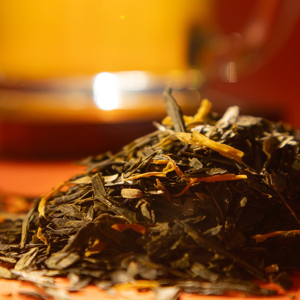 Organic Positively Tea Company, Pinhead Gunpowder Green Tea, Loose Leaf, 16 Ounce