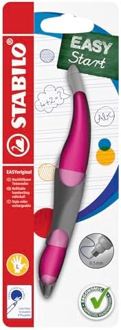 STABILO Ergonomic Rollerball EASYoriginal - Left-Handed - Light Pink/Dark Pink