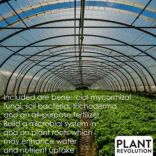 Mycorrhizal Fungi Plus Starter Fertilizer for Plants, Plant Success Organics, Root Stimulator, Treats 30 Plants
