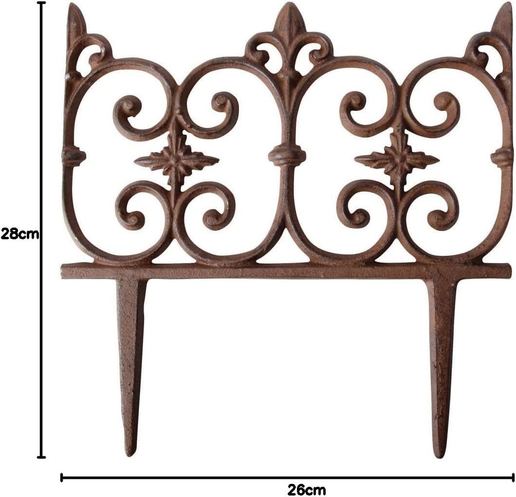 Esschert Design Garden Fence, 10.257 by 0.546 by 10.725-Inch