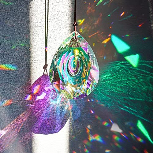 89mm/3.5in Hanging Chandelier Crystals Prism for Window Suncatchers Rainbow