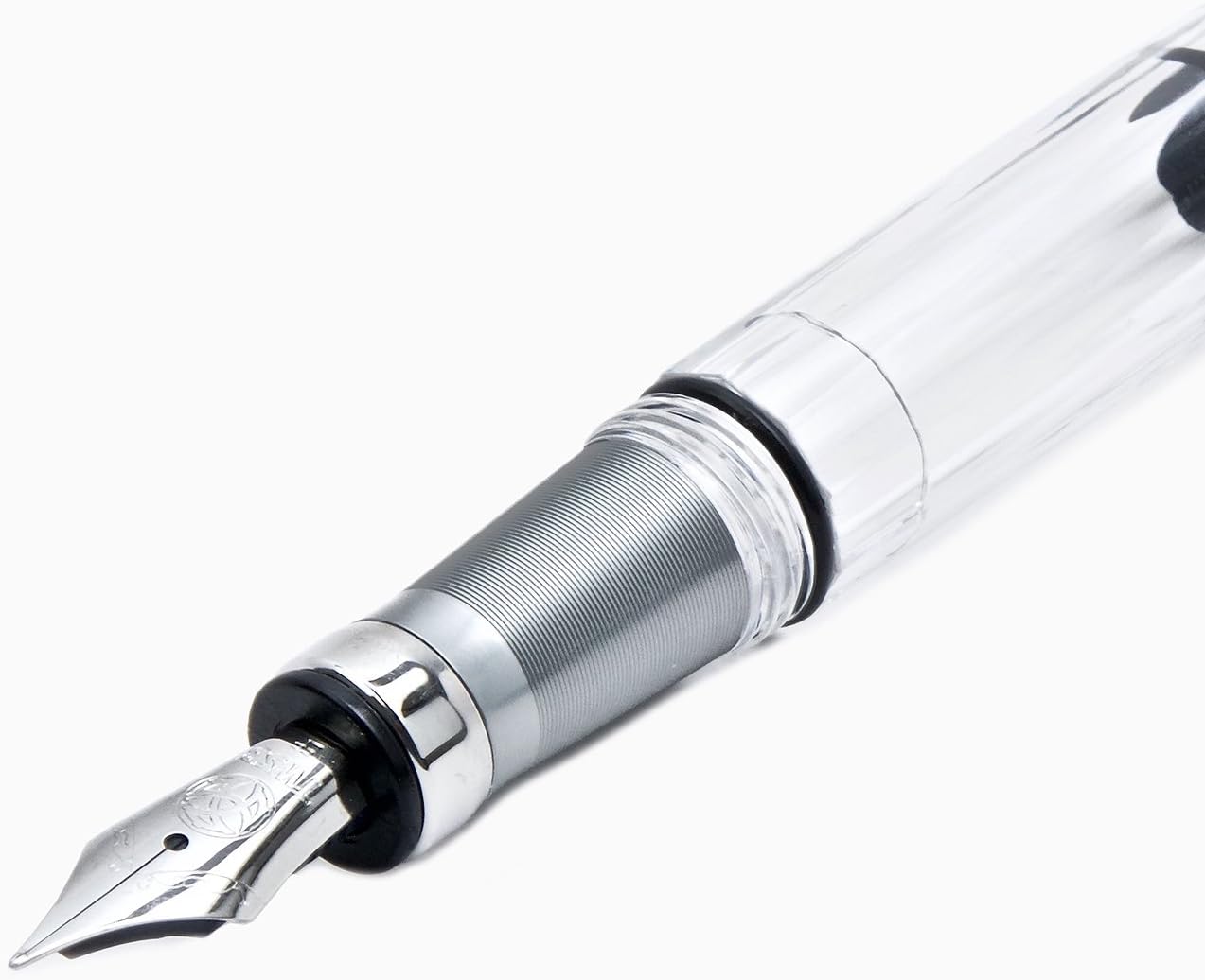 TWSBI Diamond 580ALR Nickel Gray Fountain Pen Nib F
