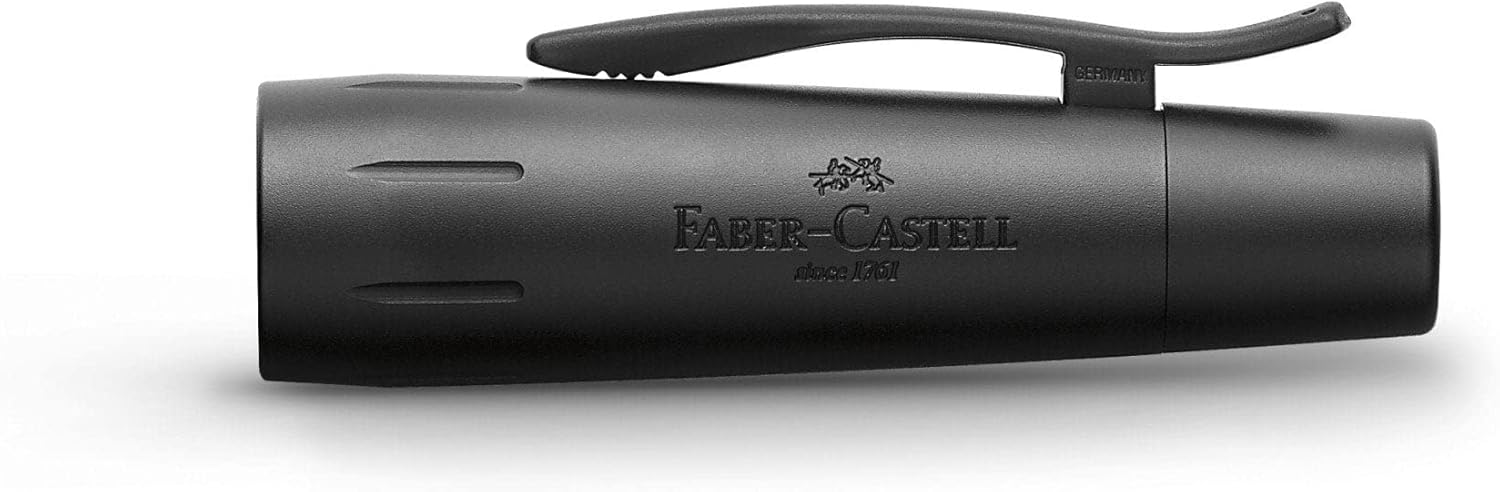 Faber-Castell e-motion Fountain Pen, Pure Black - Extra Fine