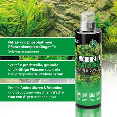MICROBE-LIFT All in One Aquatic Plant Fertilizer, Increases Plant and Root Growth, Improves Coloring, 8 Fl Oz