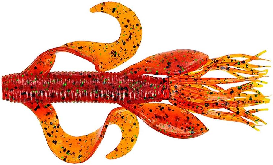 Yamamoto Custom Baits 4" Kreature Soft Creature Bait, 7-Pack, Bass Fishing Soft Plastic Lure, Multiple Colors
