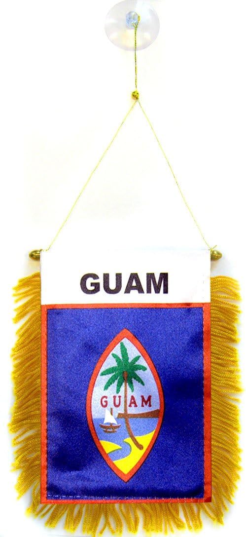 AZ FLAG Nicaragua Pennant 4x6 in 100D Polyester Suction Cup | Outdoor use Nicaraguan 15x10 cm triangular pennant stitched edges and reinforced finish