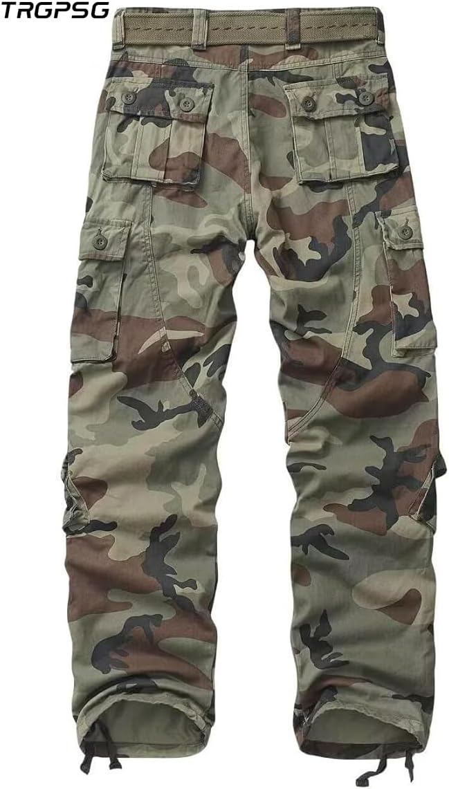 TRGPSG Men's Fleece Lined Hiking Cargo Pants