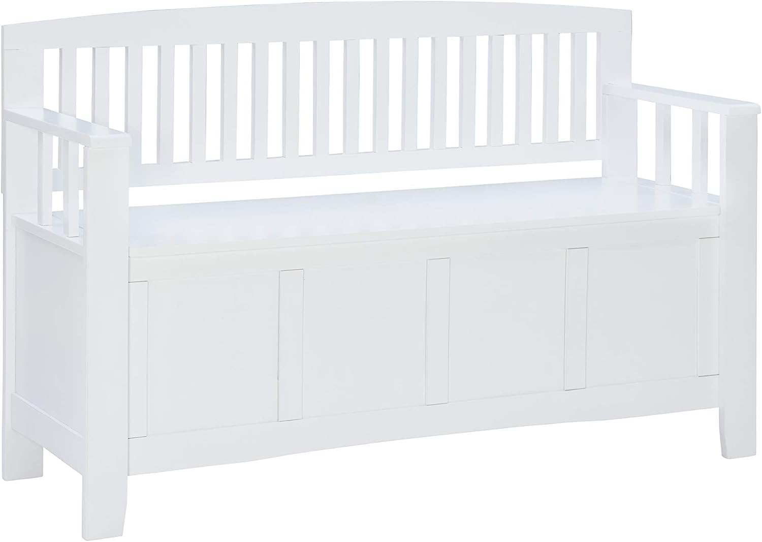 Linon Home Dcor Linon Home Decor Cynthia Storage Bench, 50"w x 17.25"d x 32"h, Walnut