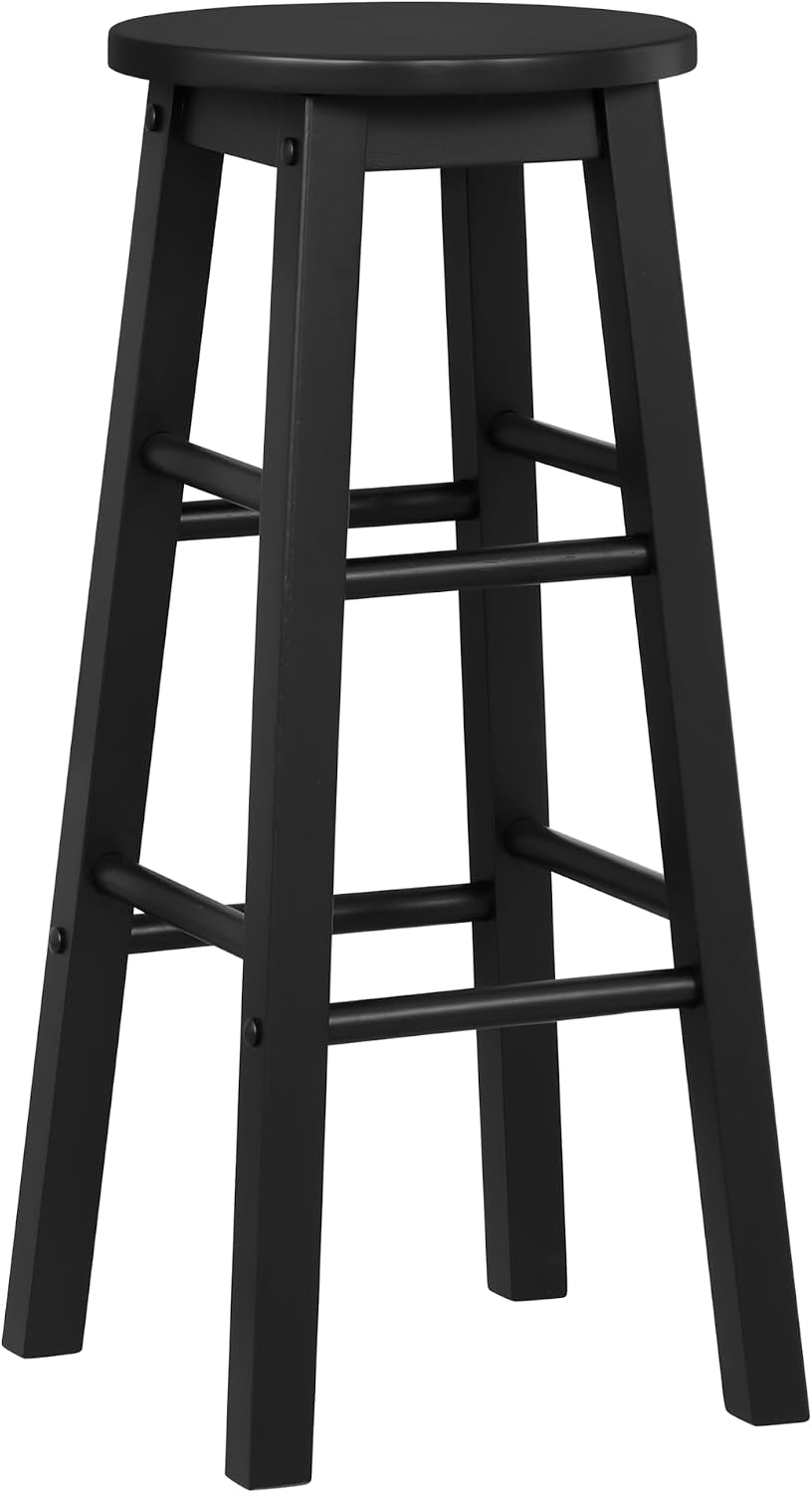 Linon 29-Inch Barstool With Round Seat