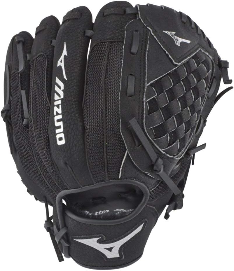 Mizuno Prospect PowerClose Youth Baseball Glove Series I V-Flex Notch I Parashock Palm Pad I Buttersoft Palm Liner