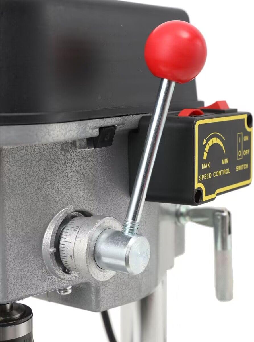 3-Speed Benchtop Drill Press, Electric Bench Wood Drilling Machine for DIY Creation