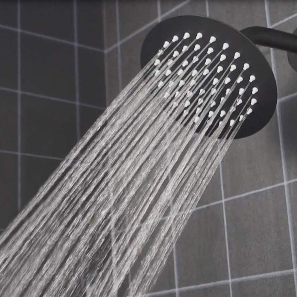 NearMoon Rain Shower Head, Ultra-Thin Design-Pressure Boosting, Awesome Some Experience, High Flow Stainless Steel Rainfall Head (10 Inch
