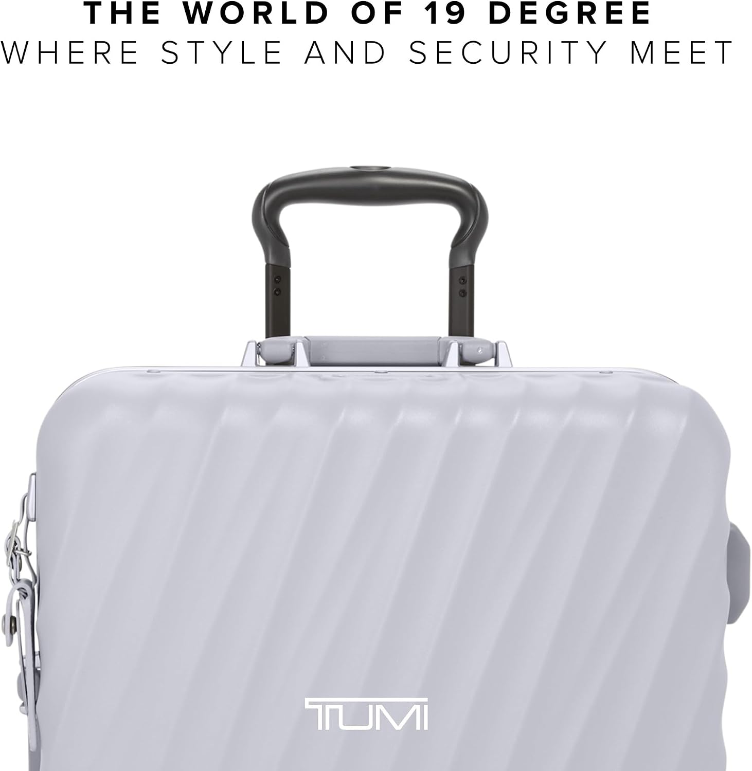 TUMI 19 Degree Frame Continental 4 Wheel Carry-On - Lightweight Suitcase - Hard Shell Luggage - 21.8" X 15.8" X 9.0" - Black Textured