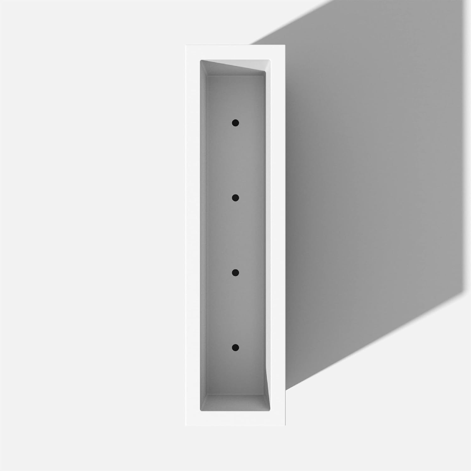 Veradek Span Plastic Box Series Planter - Tall Rectangular, White, All-Weather Resistant, Removable Insert Bucket, Modern Design, Indoor/Outdoor Use | Made From Durable Plastic Featuring a Removable Insert Bucket. Modern Porch/Patio Décor for Plants and…