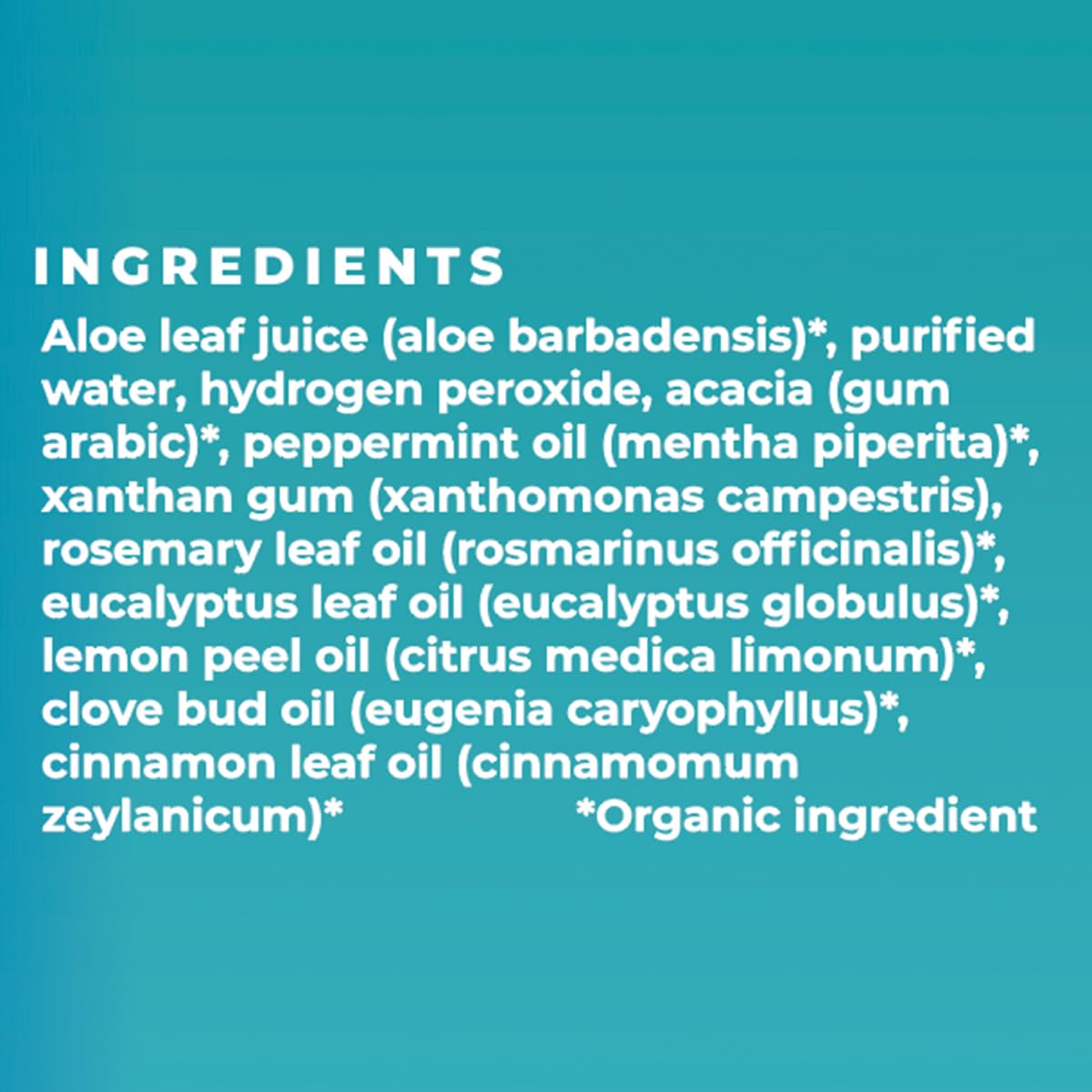 Essential Oxygen Certified BR Organic Brushing Rinse, All Natural Mouthwash for Whiter Teeth, Fresher Breath, and Happier Gums, Alcohol-Free Oral Care, Peppermint, 16 Ounce, Package may vary