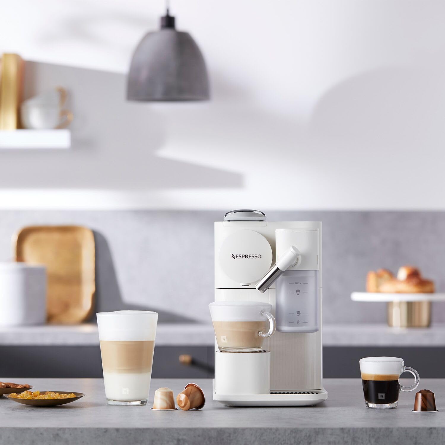 Nespresso Lattissima One Original Espresso Machine with Milk Frother by De'Longhi