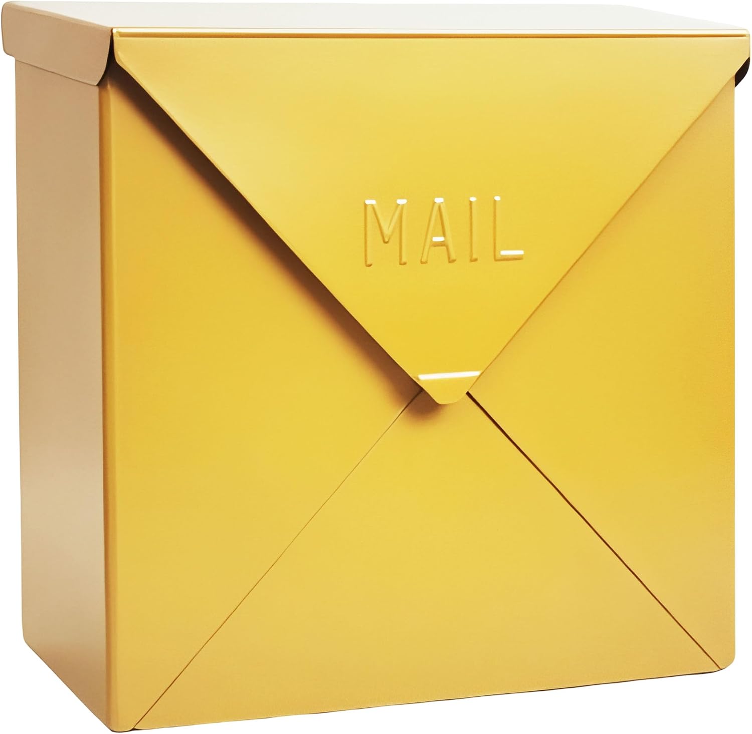 NACH Mailboxes for Outside Wall Mount, 10 x 10 x 4 inch Black Mailbox, Waterproof Mailboxes for Outside - Chicago Style Mail Box