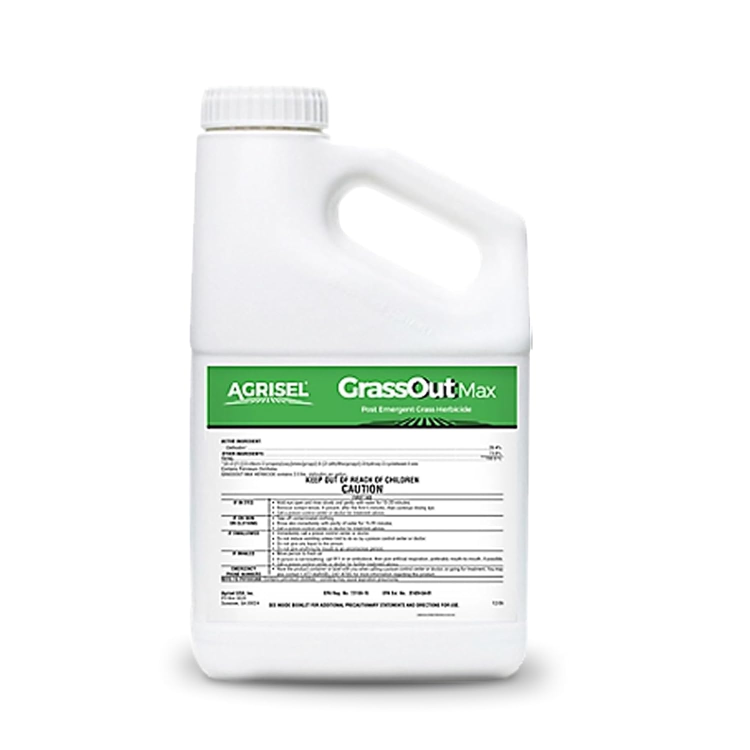 Agrisel GrassOut Max Weed Killer, Pet Safe, 32 Ounces | Targets 50+ Grassy Weeds Without Harming Desired Plants, Large Area Treatment, Easy Application