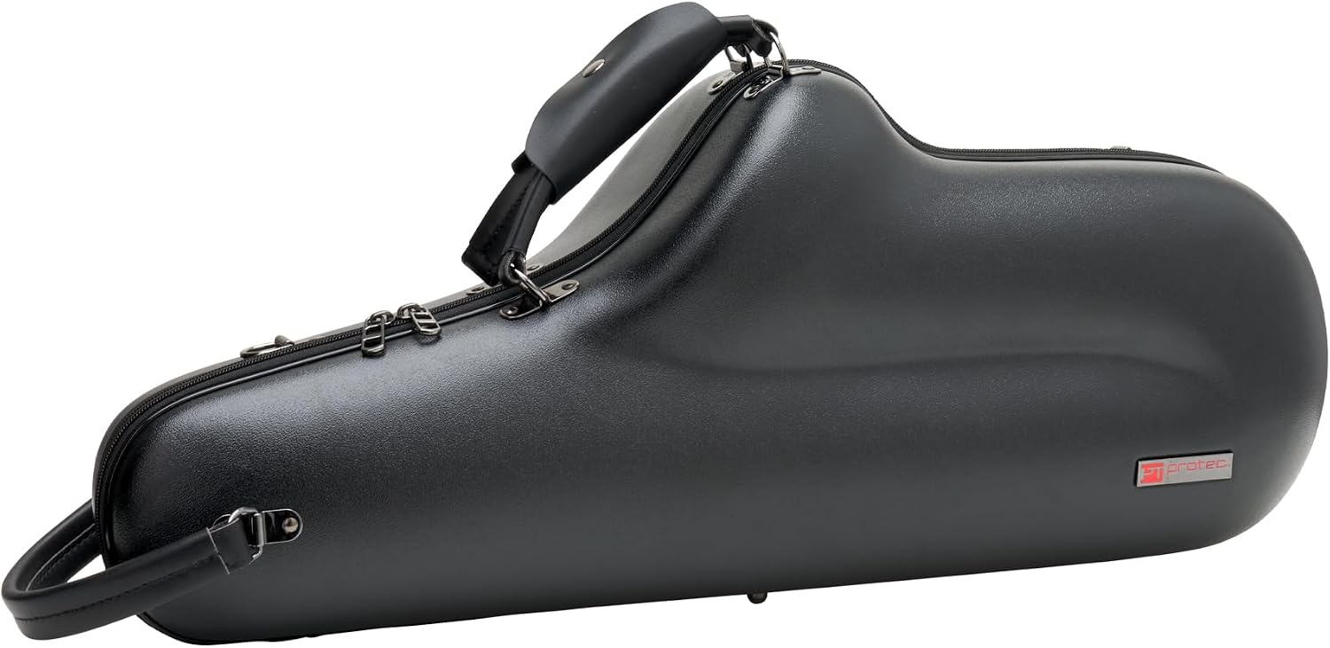 Protec Micro ZIP Alto Saxophone Case, Black, Model BM304CT