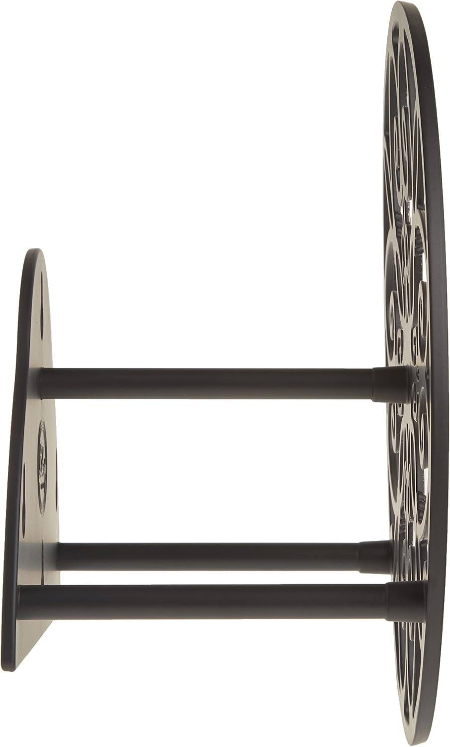 Liberty Garden Products 670 Wall Mounted Decorative Hose Butler, Holds 125-Feet of , Black