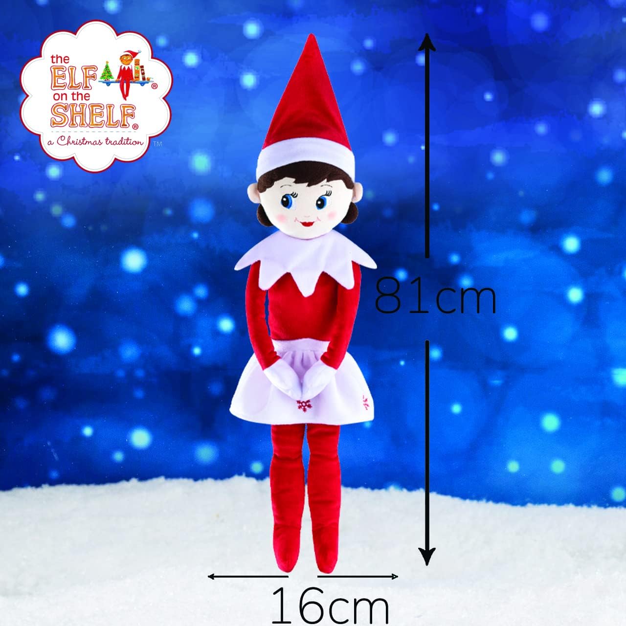 The Elf on the Shelf Plushee Pals 27-Inch Girl Scout Elf Plush Blue Eyes