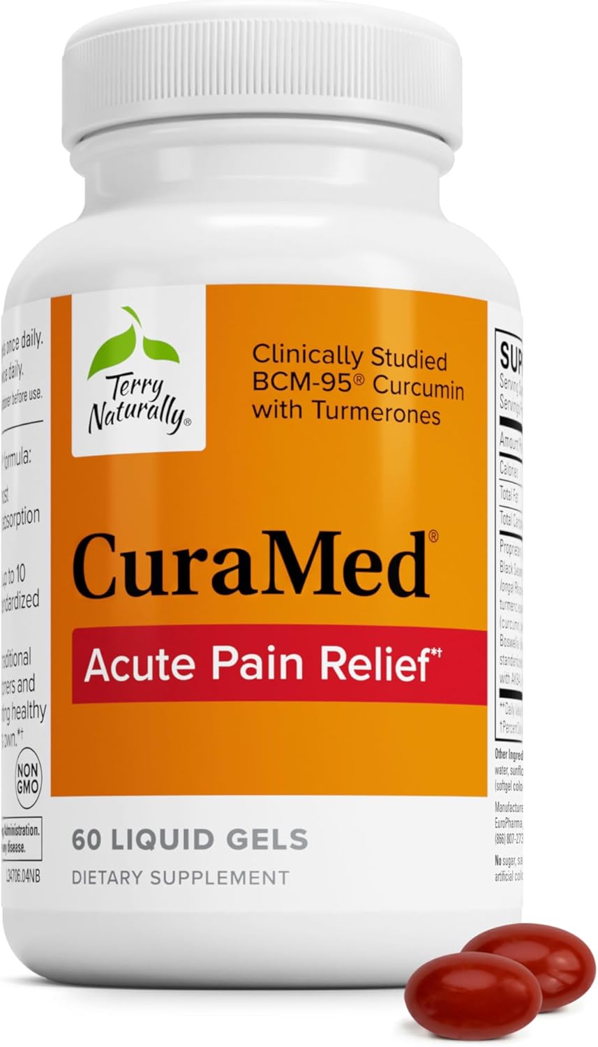 Terry Naturally CuraMed Acute - Muscle Soreness & Pain Relief - 60 Count