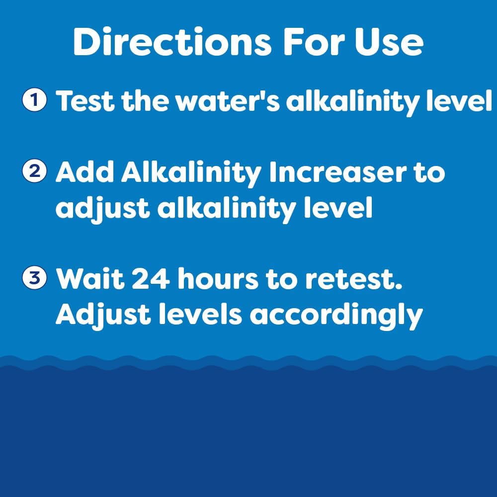In The Swim Alkalinity Increaser for Swimming Pools - 25 Pounds | 100% Sodium Bicarbonate - Raises Alkalinity and Balances pH Levels in your Swimming Pool Water