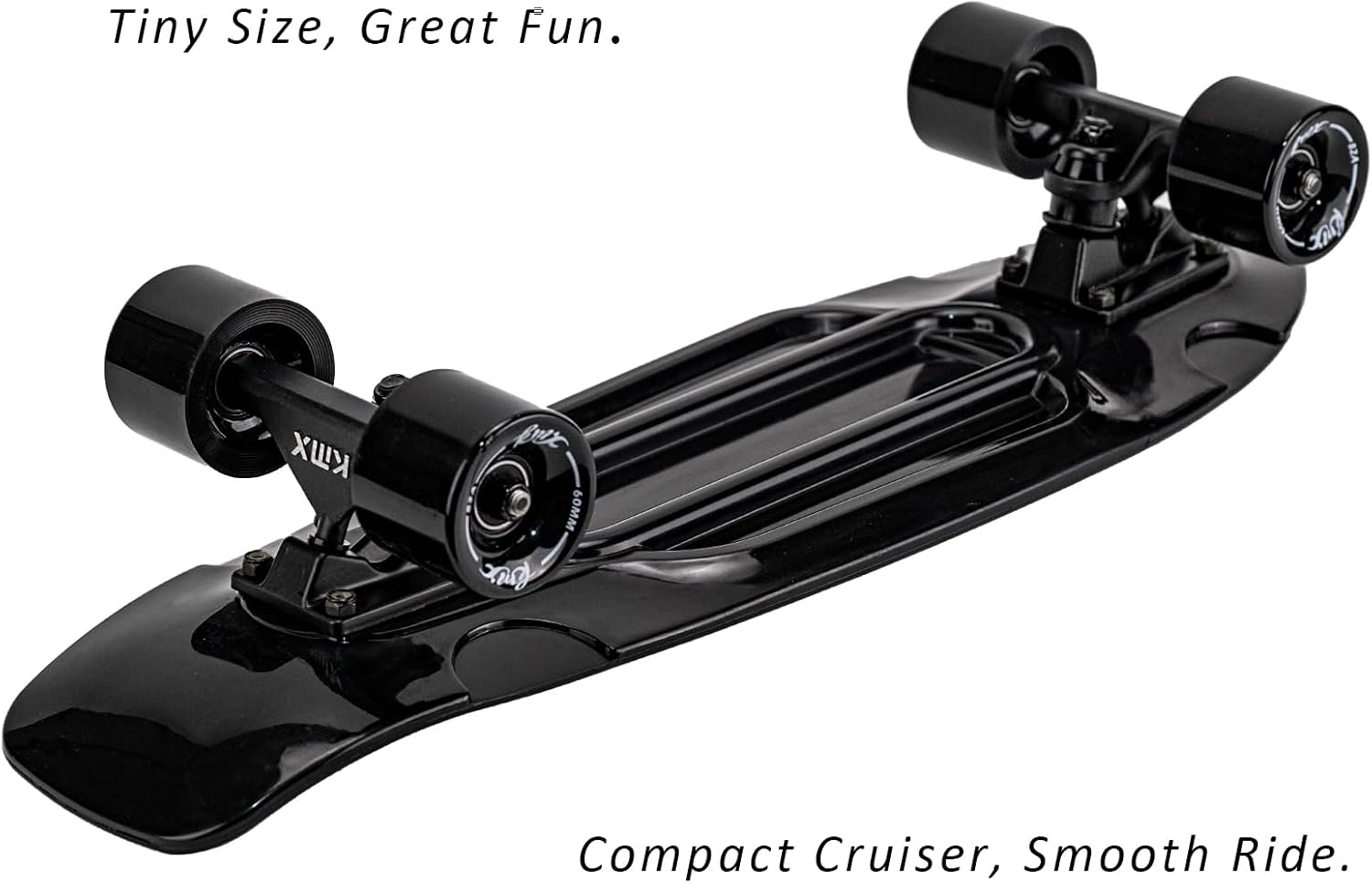 KMX Classic Retro Mini Cruiser Skateboard for Kids, Teens, Adults