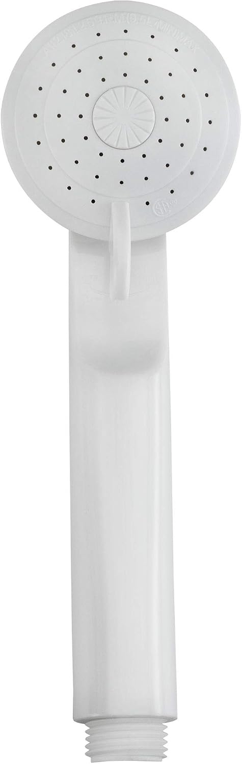 RecPro 4" RV Tub & Shower Diverter Faucet, White/Smoke, Handheld