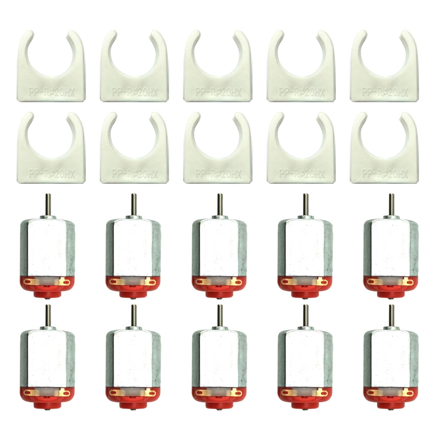 10pcs Micro 130 DC Motor Strong Magnetic Brushed Electric DC 3V -12V 25000 RPM Cars Toys Electric Motor