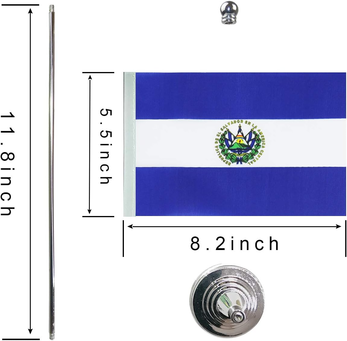 Nicaragua Flag - Table & Desk Flag, Office Decor, Festival Banners