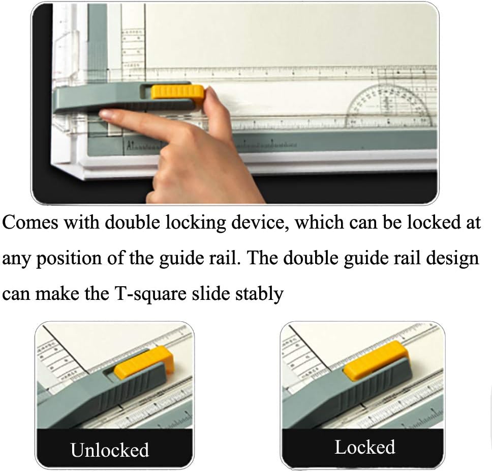 SALEMAR Inch Scale A3 Drafting Table Drawing Board Graphic Architectural Sketch Tool Set