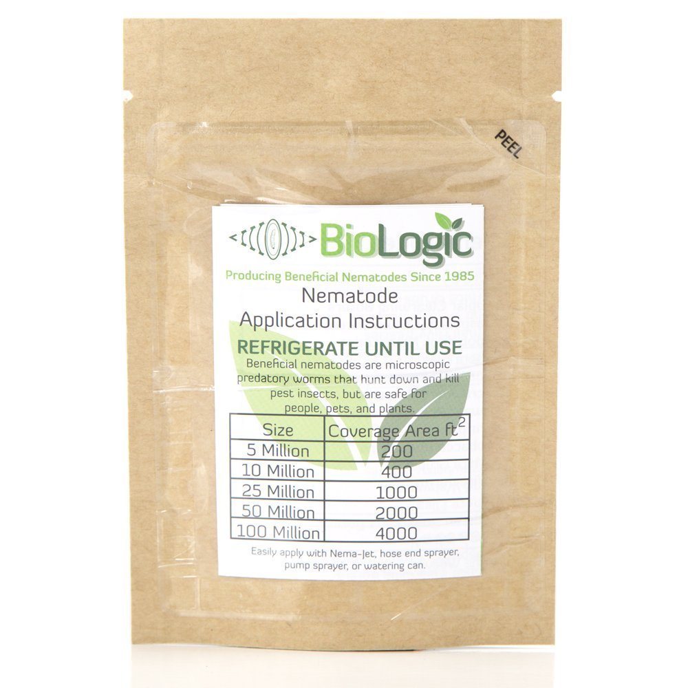 BioLogic's Scanmask Beneficial Nematodes, Steinernema feltiae Sf Nematodes for Natural Insect Pest Control (10 Million)