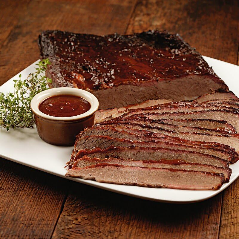 Premium Tender Smoked Beef Brisket - 4 count, 28 oz Each - Tender, Flavorful