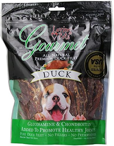 Loving Pets Gourmet All Natural Premium Sweet Potato and Chicken Wraps with Glucosamine and Chondroitin, Dog Treats, 8oz