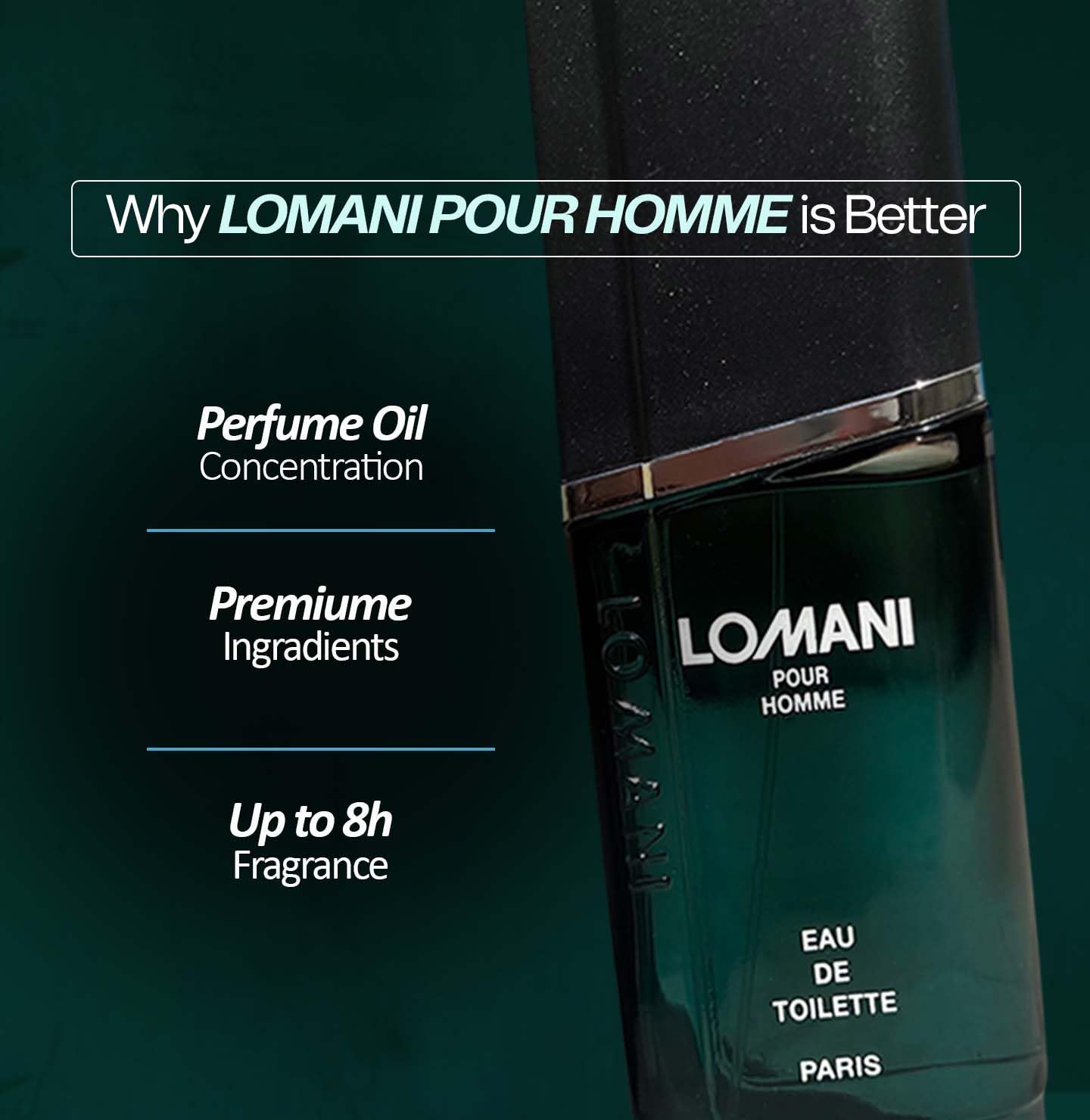 Lomani By Lomani For Men, Eau De Toilette Spray, 3.3-Ounce Bottle