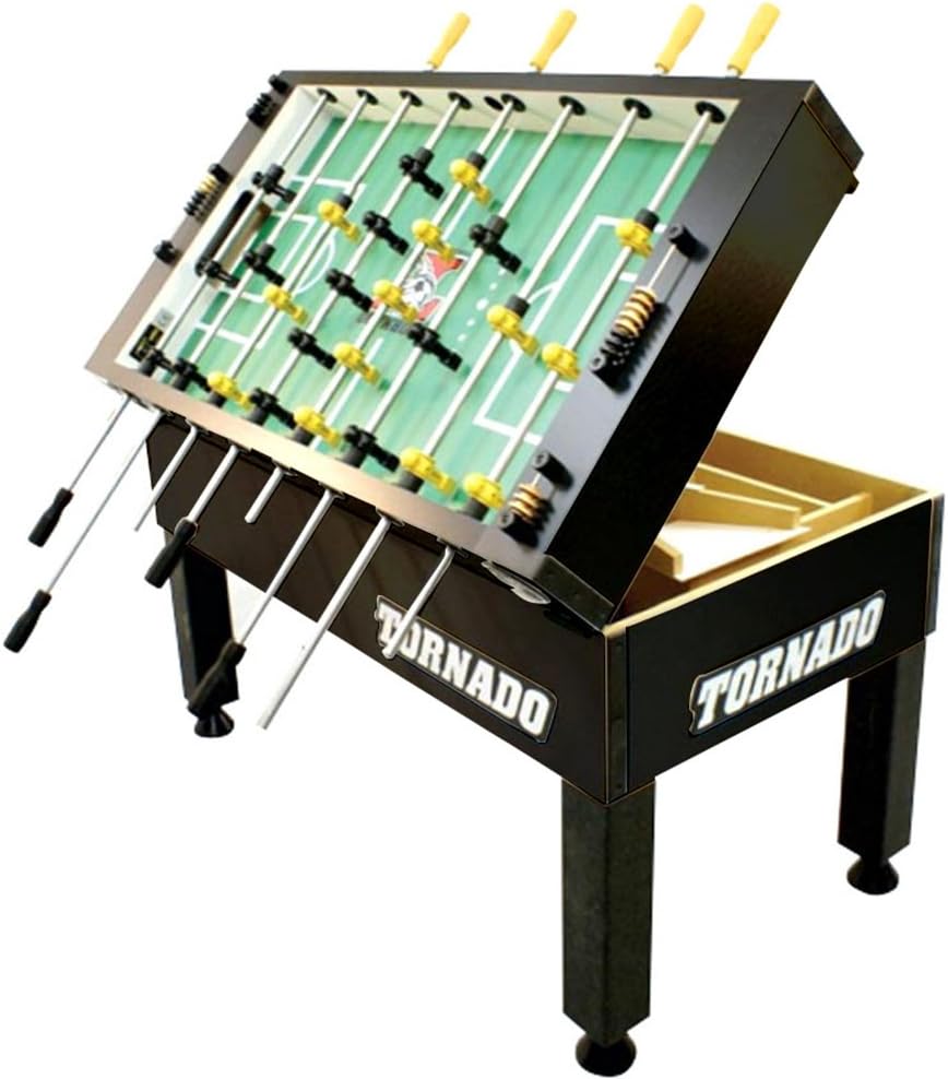 Tornado Tournament 3000 Foosball Table - Made in the USA - Commercial Quality for the Home - Incredible Table Soccer Game