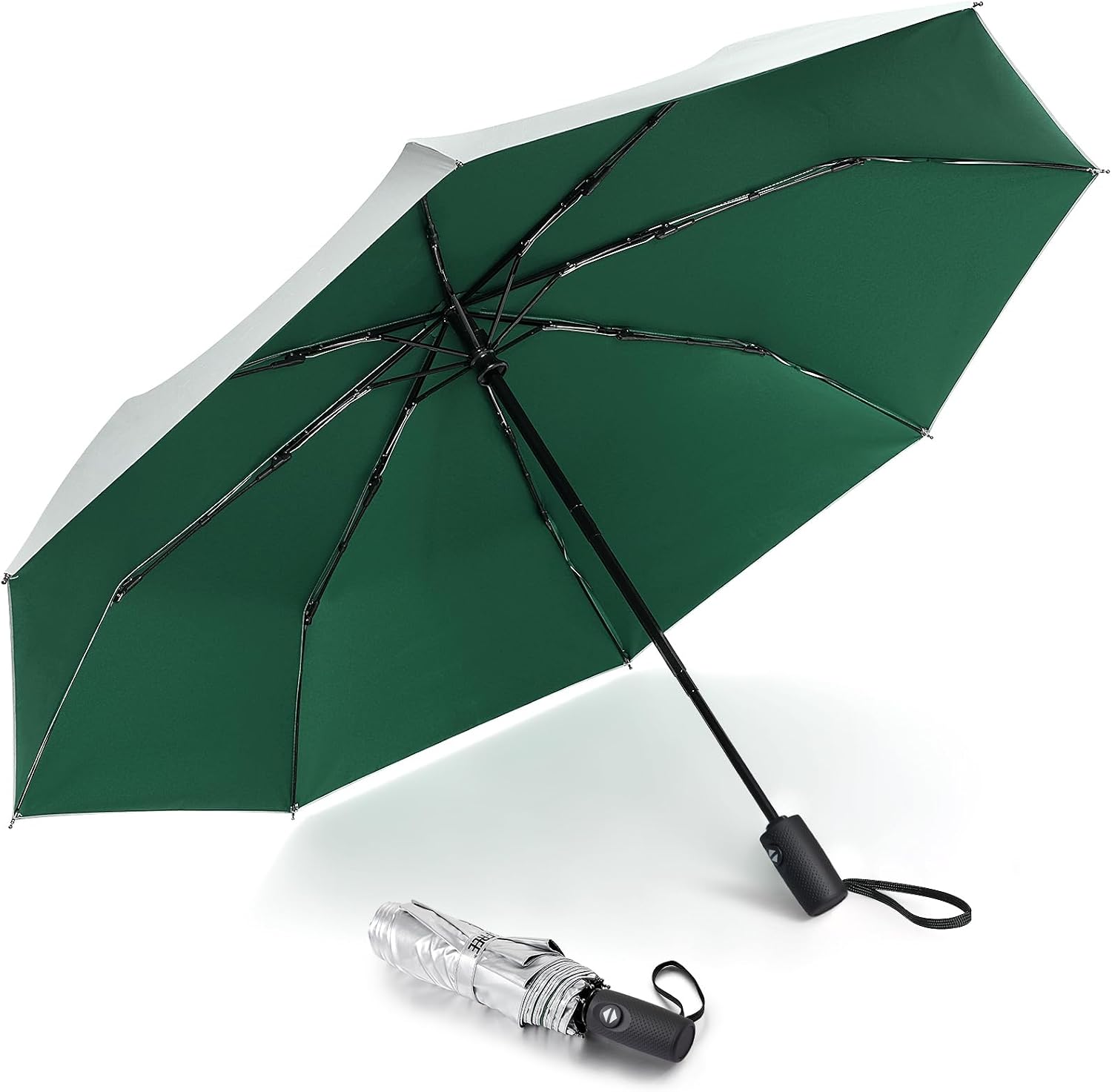 G4Free UPF 50+ UV Protection Travel Umbrella 42/46 Inch Auto Open Close