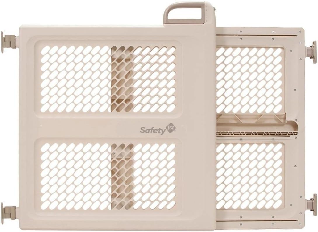 Safety 1st Baby Gates for Doorways, Pressure Mount Lift, Lock and Swing, Dog Gates, Hardware Gate for Stairs, Fits 28"-42" Wide