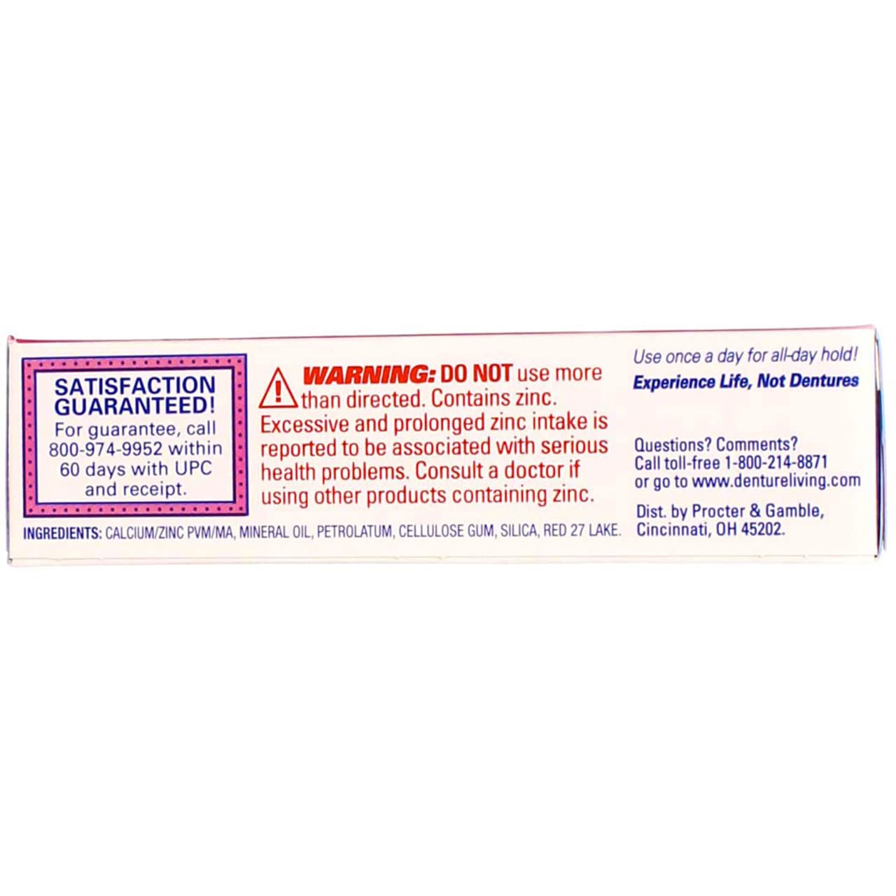 Fixodent Denture Adhesive Cream Original 1.40 oz (Pack of 2)