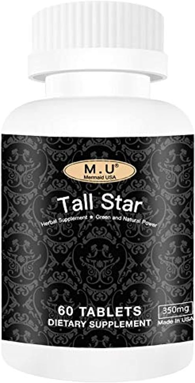 Tall Star - Best Height Support Star- Magic Growth Development Bone Capsules Maximizer for Teens Kids Adults Health Pills Gummies Support