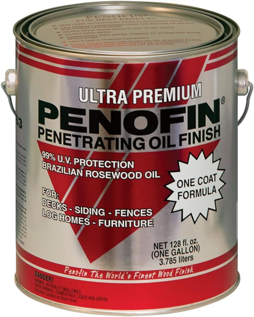 1 Gal Penofin F3MMBGA Mission Brown Red Label Ultra Premium Stain (250-VOC)