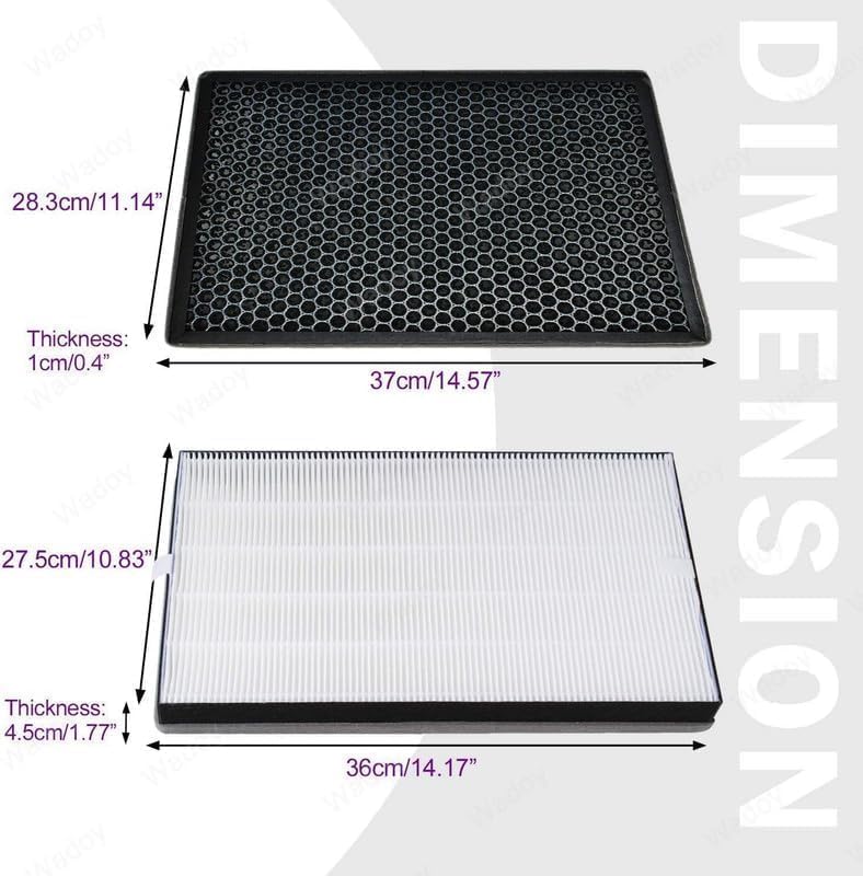 FY2420/40 + FY2422/40 Filter Set Compatible with Philips 2000/2000i, 2-Pack